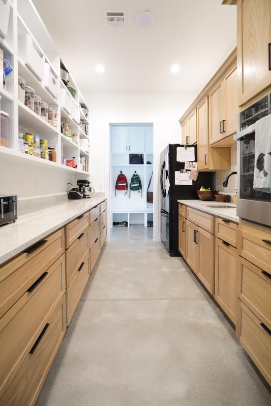 Large walk through pantry